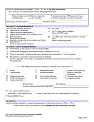 DCYF Form 05-006 Eceap Prescreen and Application (Combined Form) - Washington, Page 7