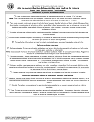 DCYF Formulario 18-400 Reclamacion De Reembolso De Padres De Crianza - Washington (Spanish), Page 2