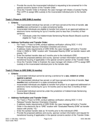 Form DOC11-039 Graduated Reentry Criteria - Washington, Page 2