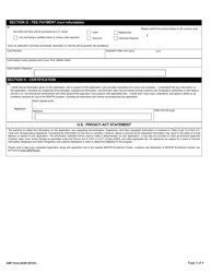 CBP Form 823S Sentri Application, Page 3