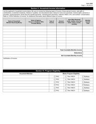 Form 3029 Office of Primary and Specialty Health Application for Program Benefits - Texas, Page 3