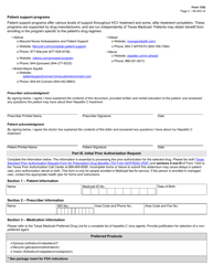 Form 1342 Antiviral Agents for Hepatitis C Virus Initial Request - Standard Pa Addendum (Medicaid) - Texas, Page 3