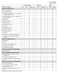 Form 5497-NATCEP Texas Nurse Aide Performance Record - Texas, Page 2