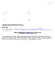 Form 5506-NAR Employment Verification - Texas, Page 2
