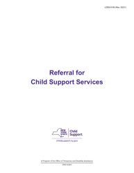 Form LDSS-5145 &quot;Referral for Child Support Services&quot; - New York