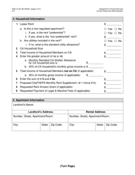 Form DSS-7Q Application for Cityfheps (Apartments and Single Room Occupancy Units) - New York City, Page 2