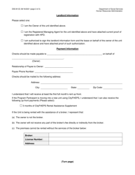 Form DSS-8F Cityfheps Landlord Information Form - Apartment Rentals - New York City, Page 2