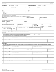 Form IMM1294 Application for Study Permit Made Outside of Canada - Canada, Page 3