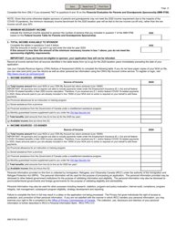 Form IMM5748 Income Sources for the Sponsorship of Parents and Grandparents - Canada, Page 2