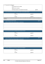 Form LA24 Part B Deferral of Rent or Instalment Application - Queensland, Australia, Page 4