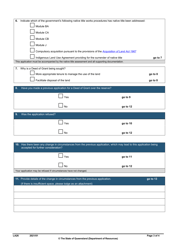 Form LA26 Part B Deed of Grant Over Operational Reserve Application - Queensland, Australia, Page 3