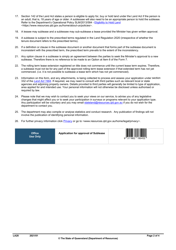 Form LA28 Part B Approval of a Sublease Application - Queensland, Australia, Page 2