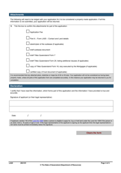 Form LA28 Part B Approval of a Sublease Application - Queensland, Australia, Page 4