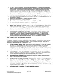 Instrucciones para Retencion De Ingresos Para Pension Alimenticia De Menores - Arizona (Spanish), Page 2