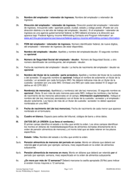Instrucciones para Retencion De Ingresos Para Pension Alimenticia De Menores - Arizona (Spanish), Page 3