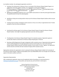 Arkansas Lifespan Respite Coalition Membership Application - Arkansas, Page 2