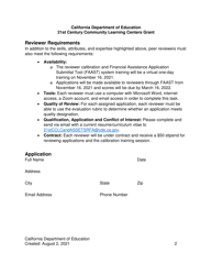 21st Century Community Learning Centers Grant Application - California, Page 2