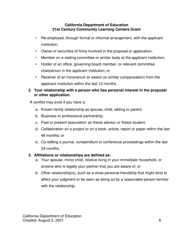 21st Century Community Learning Centers Grant Application - California, Page 6