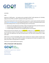 Document preview: Gdot Right of Way Locate Request Form - Georgia (United States)