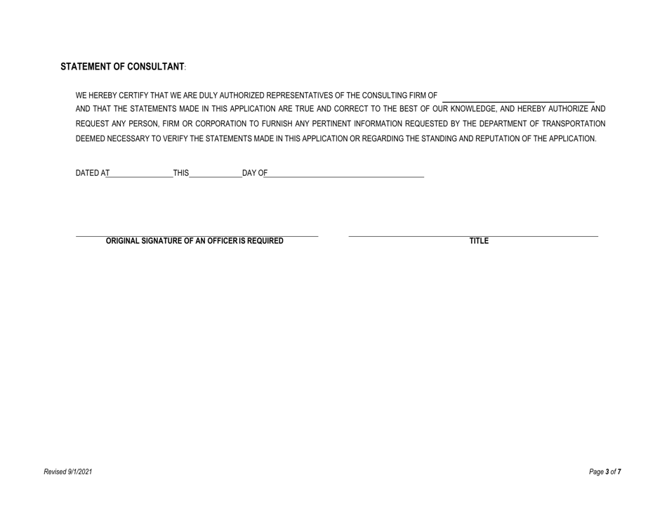 Professional Consultant Qualification Application - Georgia (United States), Page 3