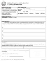 Form SC-2P U.S. Senate and U.S. Representative Petition for Candidacy - Idaho, Page 2