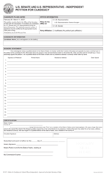 Form SC-3P U.S. Senate and U.S. Representative - Independent Petition for Candidacy - Idaho, Page 3