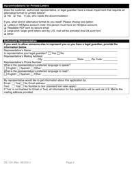 Form DE-103 Application for Ahcccs Health Insurance and Medicare Savings Programs - Arizona, Page 10