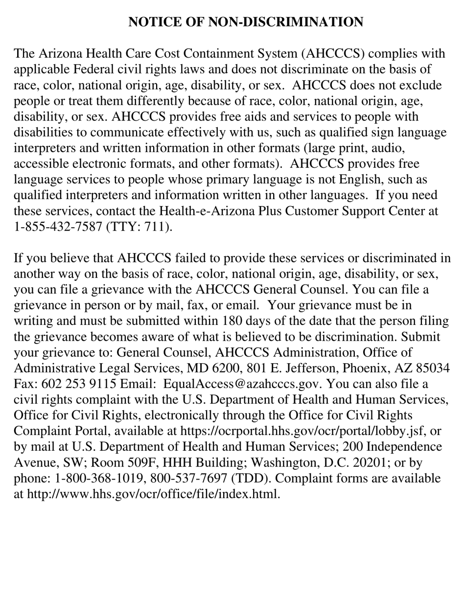 Form DE-103 Application for Ahcccs Health Insurance and Medicare Savings Programs - Arizona, Page 16