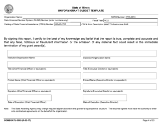 Form GOMBGATU-3002 Uniform Grant Budget Template - Illinois, Page 8