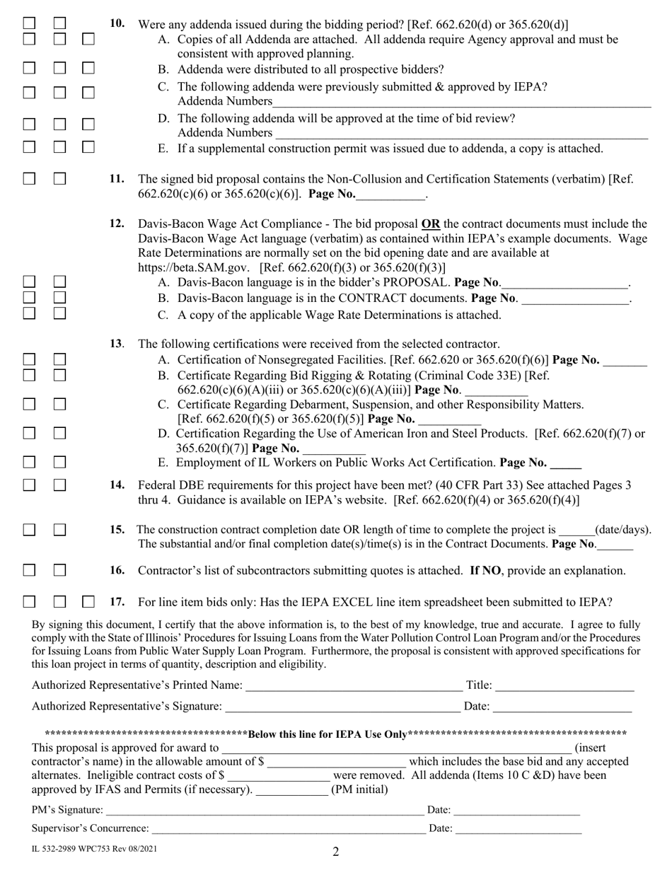 Form IL532-2989 (WPC753) - Fill Out, Sign Online and Download Printable ...