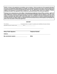 Form FNP-006 Application for a Duplicate Fictitious Name Permit - California, Page 2