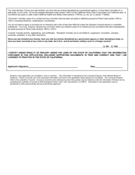 Form 07M-121_MW Midwife Application for Inactive License - California, Page 2
