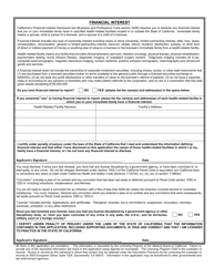 Form RES-1 Application to Restore License to Full, Active Status From Inactive, Disabled or Fee Exempt Status or From Disabled Status to Active Status With Limitations on Practice - California, Page 5