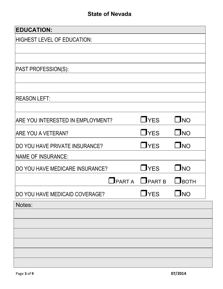 Application for Older Individuals Who Are Blind Program - Nevada, Page 3