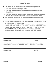 Application for Older Individuals Who Are Blind Program - Nevada, Page 6