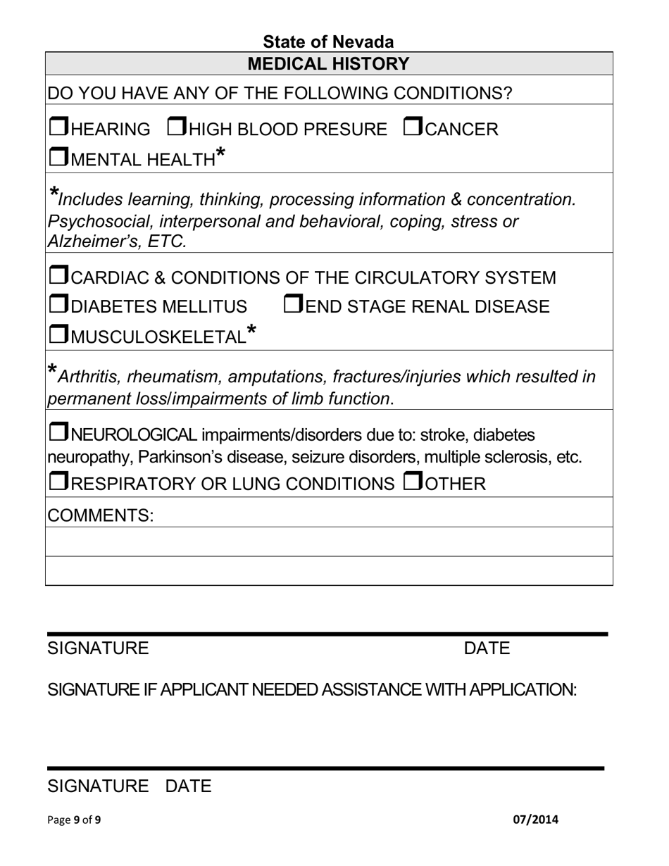 Application for Older Individuals Who Are Blind Program - Nevada, Page 9