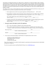 Application for Continuation of Contract - New Hampshire State Loan Repayment Program - New Hampshire, Page 8