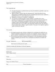 Peticion Por Resolucion Alternativa De Disputas - New Mexico (Spanish), Page 2