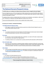 Form 01-NGIS-RO Record of Discussion Regarding Genomic Testing - United Kingdom, Page 2