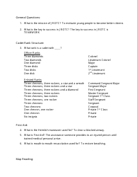 Jpa in-Ranks Inspection Worksheet With Answers - Jrotc, Page 2