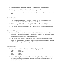 Jpa in-Ranks Inspection Worksheet With Answers - Jrotc, Page 4