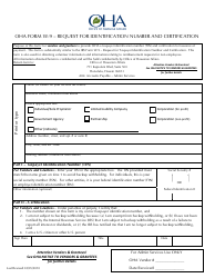 OHA Form W-9 Request for Identification Number and Certification - Hawaii
