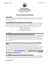 OHA Form W-9 Request for Identification Number and Certification - Hawaii, Page 2