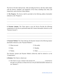 Snow Removal Contract Template, Page 2