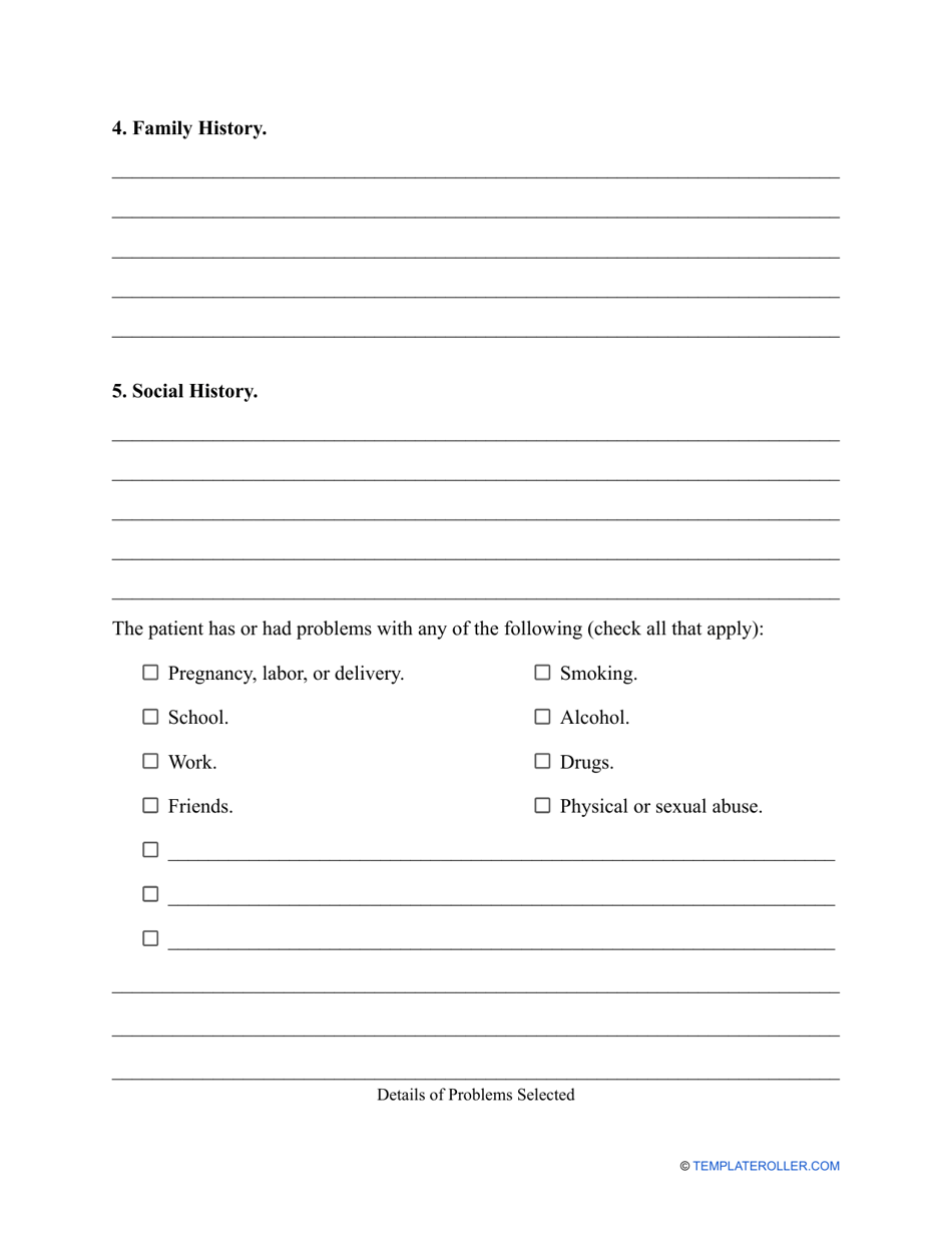 Psychiatric Evaluation Template Download Printable PDF Templateroller