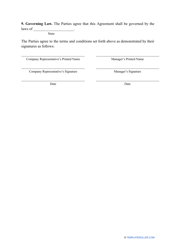 Management Agreement Template, Page 7