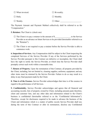 Personal Service Contract Template, Page 2