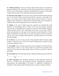 Professional Services Agreement Template, Page 4