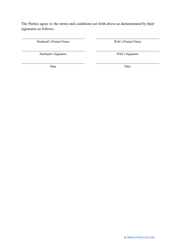 Separation Agreement Template, Page 5