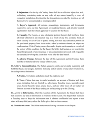 &quot;Asset Purchase Agreement Template&quot;, Page 5